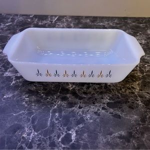 Fire King Candle Glow Loaf Pan